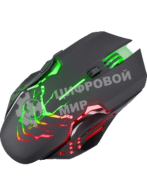 Мышь беспроводная Defender Katana GM-511 черный, 3200 dpi, радиоканал, USB, кнопки - 6