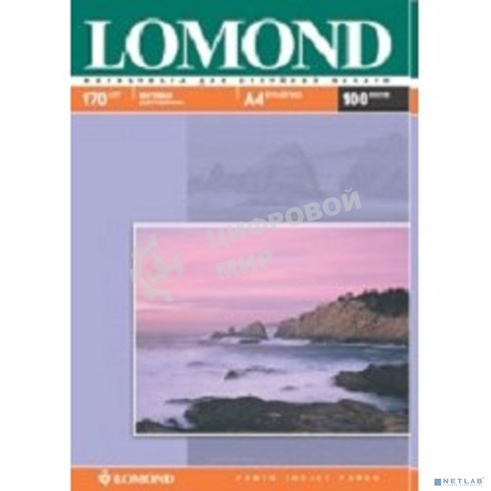 Фотобумага Lomond 0102006 A4/170г/м2/100л./белый матовое/матовое для струйной печати