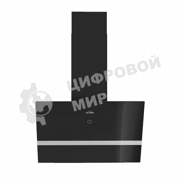 Вытяжка наклонная Elikor Rise BK 60 черный, 60 см, 750 куб. м/ч, 56 дБ