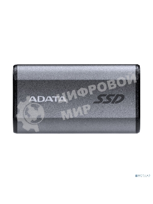 Внешний SSD ADATA Elite SE880, 500 Gb, USB 3.2 Gen 2x2 Type-C, R/W 2000/2000, серый