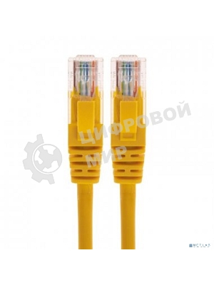 Патч-корд U/UTP Rexant cat.6, RJ45-RJ45, неэкранированный, 26AWG, LSZH, желтый, 1 м