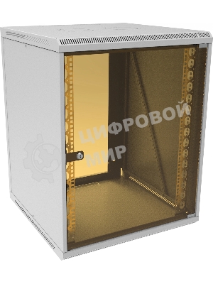 Шкаф коммутационный Suprlan (05-1506) настенный 15U 600x600 мм пер. дв. стекл направл. под закл. гайки 70 кг RAL 7035 535 мм 29.7 кг 750 мм