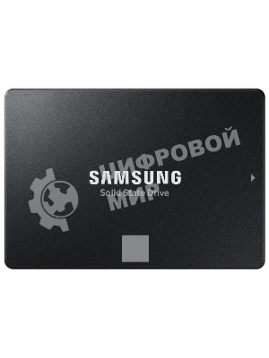 Накопитель SSD SAMSUNG 870 EVO 500Gb Наличие SATA 3.0 3D NAND Скорость записи 530 Мб/сек. Скорость чтения 560 Мб/сек. 2,5
