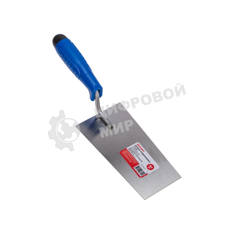 Кельма отделочника Rexant нержавеющая сталь, 180 мм, пластиковая ручка