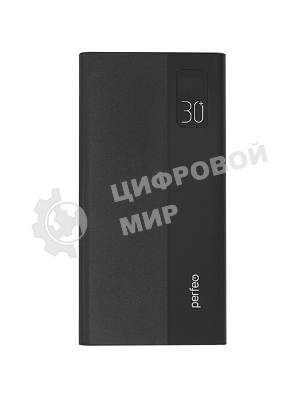Портативный аккумулятор Perfeo Powerbank MOUNTAINS 30000 mAh/LED дисплей/PD + QC 3.0/Type-C/4 USB/Выход: 3A, max 22.5W White (PF_D0162)