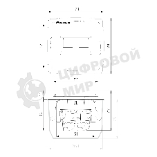 Розетка двойная Werkel Ethernet RJ-45 (айвори матовый) W1181162