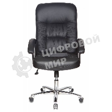 Кресло руководителя Бюрократ T-9908AXSN-AB черный, кожа, крестовина металл