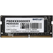 Оперативная память Patriot Signature, DDR4, 8GB (1x8 GB), 3200 MHz, CL22, SO-DIMM