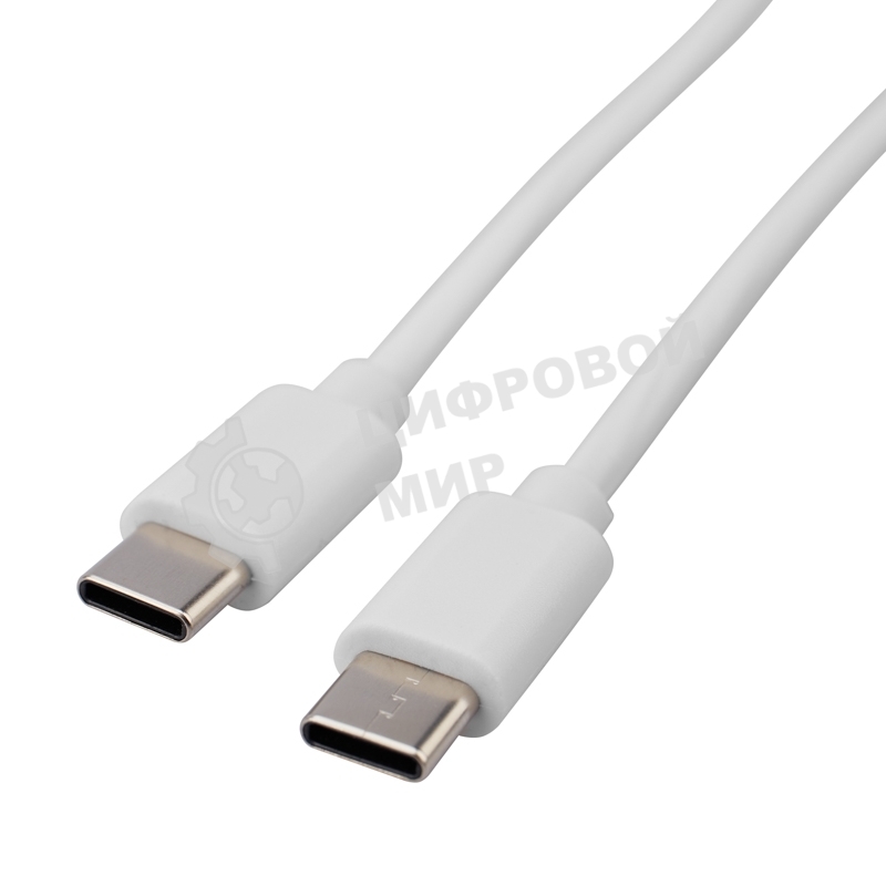 Кабель Rexant Type-C - Type-C 3A/1м/PVC/белый