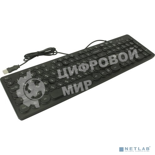 Клавиатура Oklick 420MRL проводная, USB Type-A, чёрный