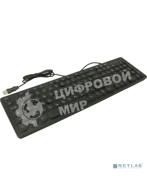 Клавиатура Oklick 420MRL проводная, USB Type-A, чёрный
