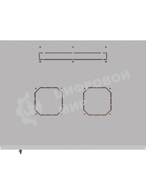 Шкаф коммутационный Suprlan (05-1506) настенный 15U 600x600 мм пер. дв. стекл направл. под закл. гайки 70 кг RAL 7035 535 мм 29.7 кг 750 мм