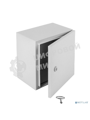 Шкаф электротехнический настенный Elbox EMW, IP66, 500х400х150 мм (ВхШхГ), дверь: металл, металл, серый