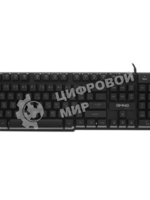 Комплект клавиатура+мышь Oklick 400GMK проводной, USB, 1200 DPI, чёрный