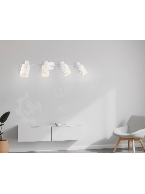 Светильник Ambrella light TR8666/4 WH белый E14/4 max 60W 760*100*190