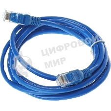 Патч-корд Premier PP12-2M/B 1000Гбит/с UTP 4 пары cat5E CCA molded 2м синий RJ-45 (m)-RJ-45 (m)