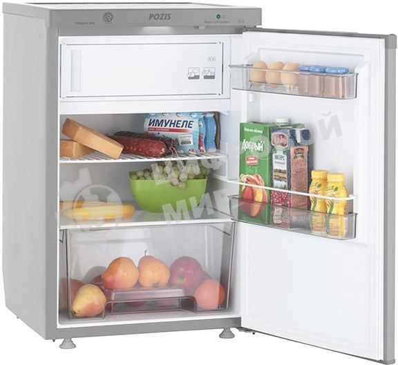 Холодильник Pozis RS-411 серебристый однокамерный 84/14 л морозилка сверху