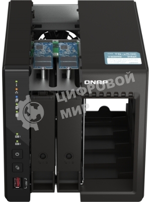 SMB QNAP TS-253E-8G NAS, 2-tray w/o HDD. 2xHDMI-port. 4-core Celeron J6412 2-2.6 GHz, 8Gb DDR, 2x2.5Gb LAN, 2 x M.2 2280 PCIe Gen 3 x2, 2x USB 3.2 Gen 2 (10Gbps) Port, 2x USB 2.0 port