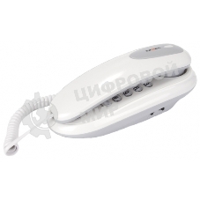 Телефон проводной teXet TX-236 светло-серый