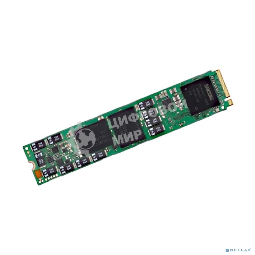 Накопитель SSD Samsung Enterprise PM9A3, 960Gb, M.2 22110, PCIe 3.0 x4, NVMe, R/W 5000/1400 Mb/s OEM