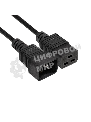 Кабель питания (UPS) ExeGate Special EC20-5S (IEC 320 C19->C20, 3*1.5мм2, CCA, черный, 5м)