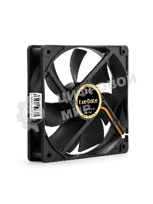 Вентилятор 12В DC ExeGate EX12025S2PM (120x120x25 мм, Sleeve bearing (подшипник скольжения), 2pin+Molex, 1500RPM, 24dBA)