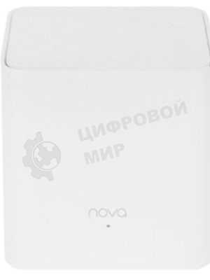 МаршрутизаторTenda nova MW3 (2 роутера) АС1200 Двухдиапазонная Wi-Fi Mesh система, 2 порта fast ethernet RJ45