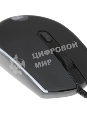 Мышь проводная Qumo Pretender M53 черный, 3200 dpi, USB, кнопки - 4