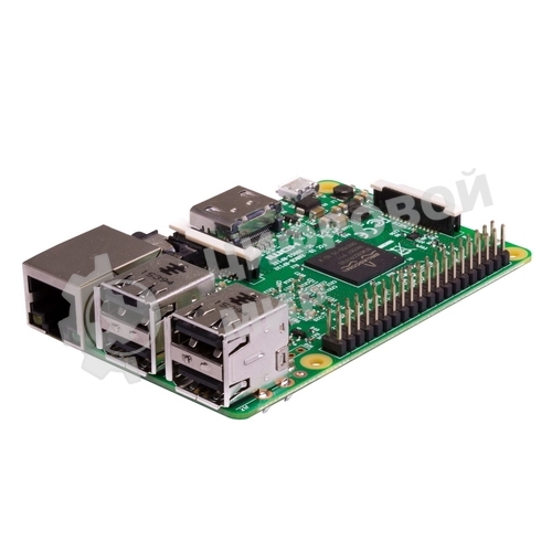 Модуль Raspberry Pi 3 Model B OEM, 1GB RAM, Quad Core 1.2GHz Broadcom BCM2837 64bit CPU, WiFi, Bluetooth, 40-pin extended GPIO, 4x USB 2.0, HDMI, CSI camera port, DSI display port, Micro SD port (896-8660) , RTL 96