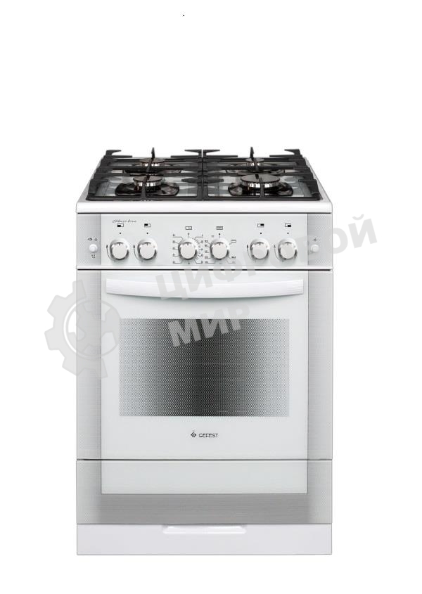 Плита газовая Gefest ПГ 6500-02 0042 белый, конфорок 4 шт, духовка 52 л, 60 см x 85 см x 60 см