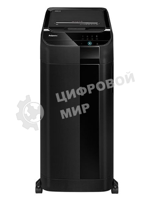 Шредер Fellowes AutoMax 600M черный (секр.P-5)/фрагменты/600лист./83лтр./скрепки/скобы/пл.карты