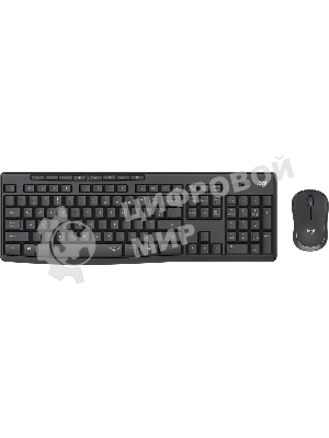 Комплект клавиатура+мышь Logitech MK295 беспроводной, USB, чёрный