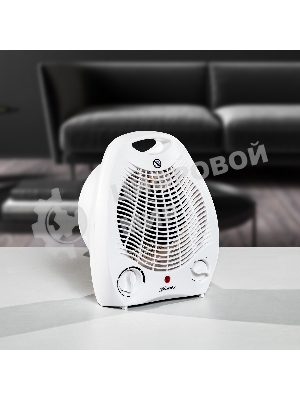 Тепловентилятор MTX FHS-2000, белый, 1000/2000 Вт, 25 м2, термостат