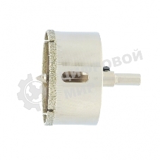 Сверло по керамической плитке и стеклу Сибртех, 55 х 55 мм, 6 гр.хв-к, с центр. сверлом