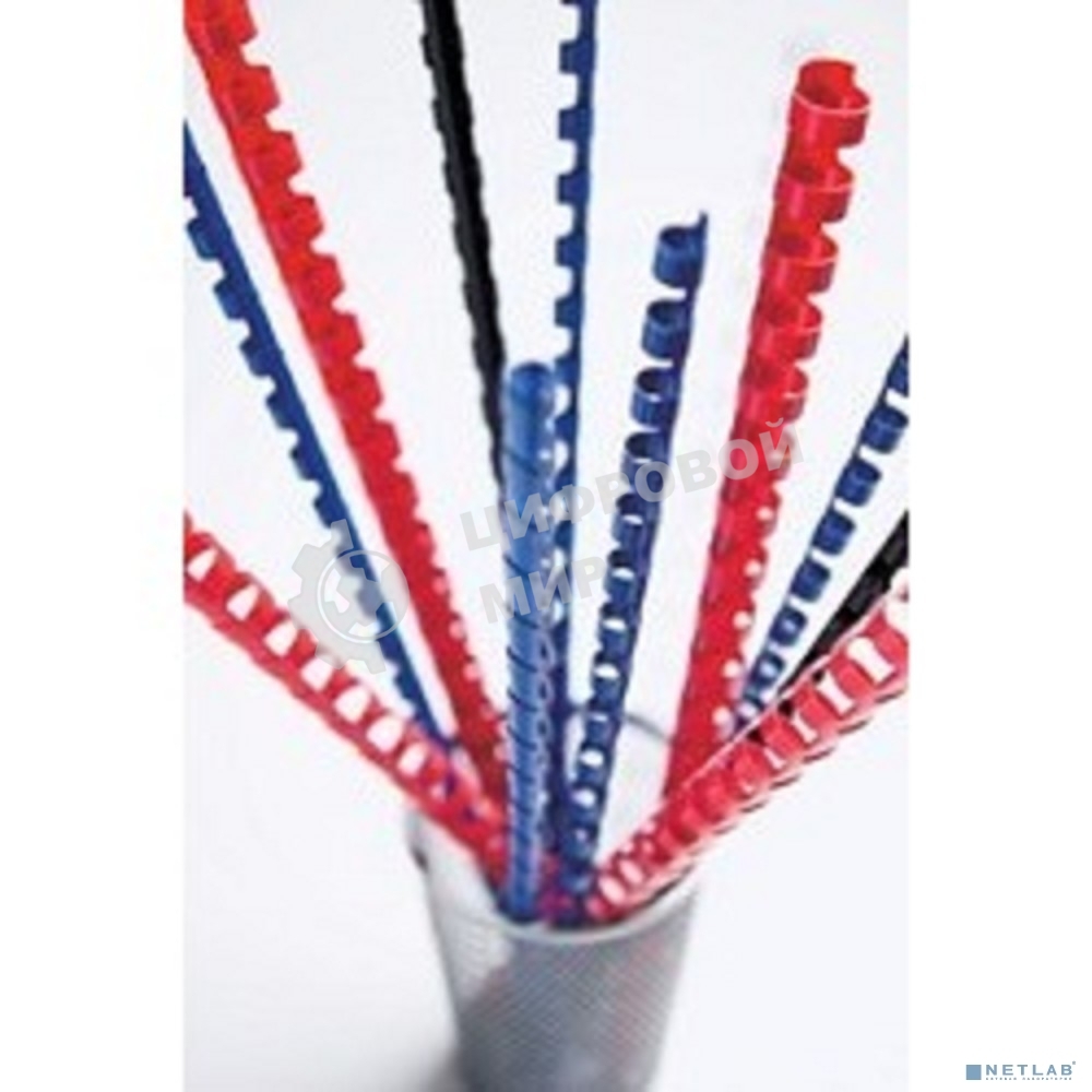 Пружины для переплета пластиковые Fellowes d=8мм 21-40лист A4 белый (100шт) CRC-53454 (FS-53454)