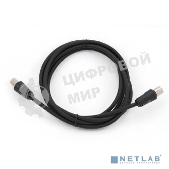 Кабель телевизионный Cablexpert Coaxial M/F, 1.8м