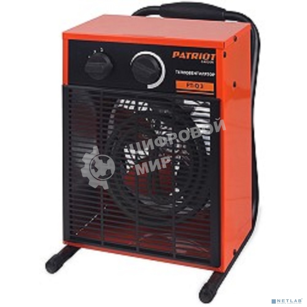 Тепловая пушка электрическая Patriot PT-Q 3 оранжевый