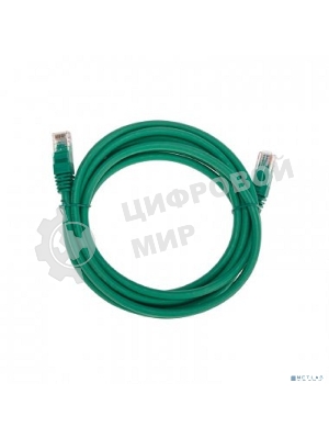 Патч-корд U/UTP Rexant cat.6, RJ45-RJ45, неэкранированный, 26AWG, LSZH, зеленый, 3 м