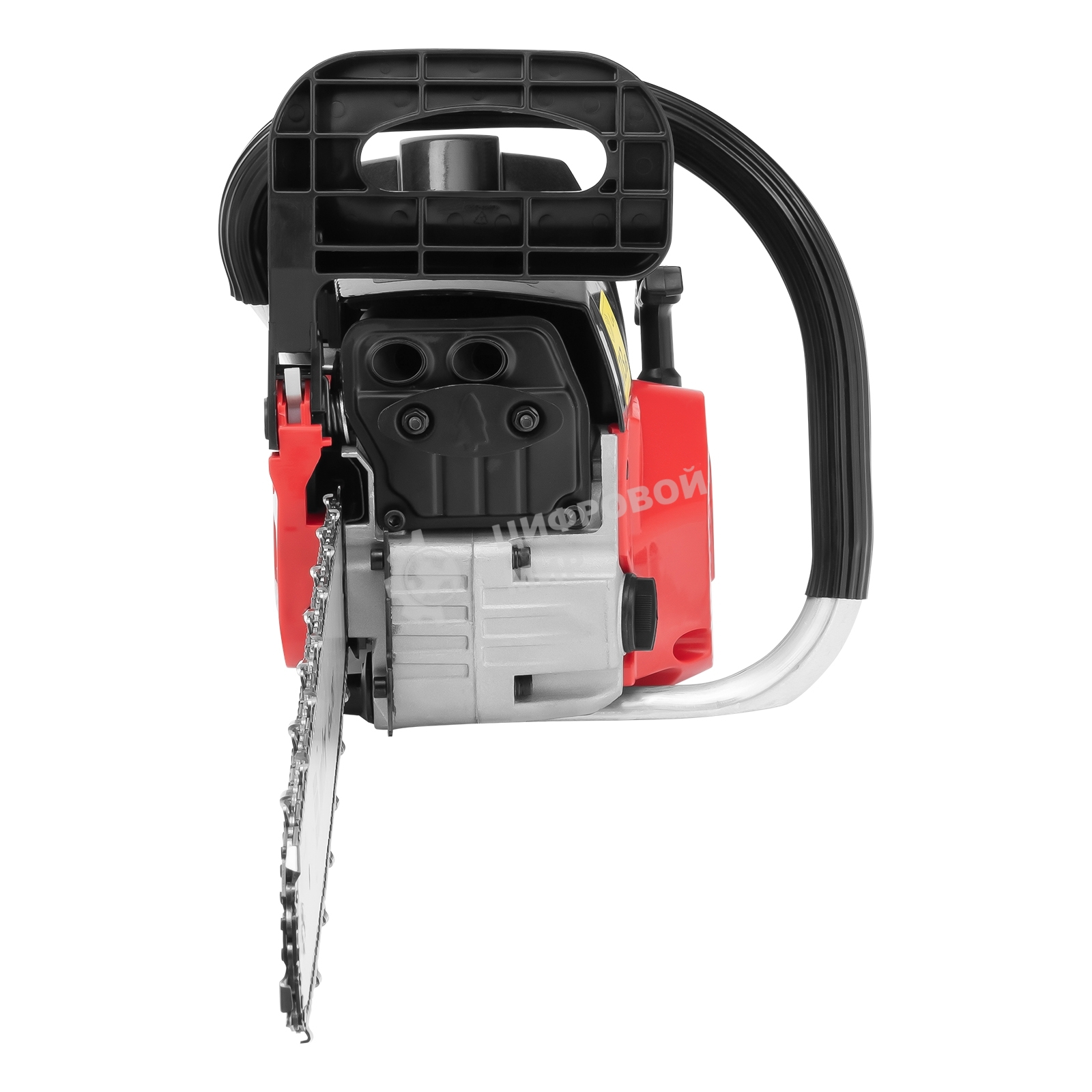 Пила цепная бензиновая MTX S-5218, шина 45 см, 52см3, 3 л.с., шаг 0,325, паз 1,5 мм, 72 зв