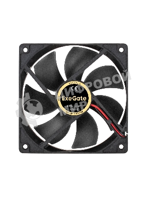 Вентилятор 12В DC ExeGate EX12025S2PM (120x120x25 мм, Sleeve bearing (подшипник скольжения), 2pin+Molex, 1500RPM, 24dBA)