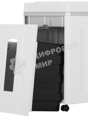 Шредер Office Kit S200TSCD 0,8x1 белый (секр.P-7) фрагменты 6лист. 25лтр. скобы пл.карты CD