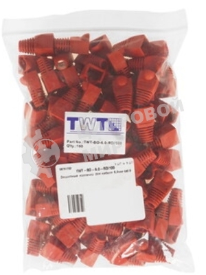 Колпачок LANMASTER (TWT-BO-6.0-BR/100) коричневый (упак.: 100 шт)