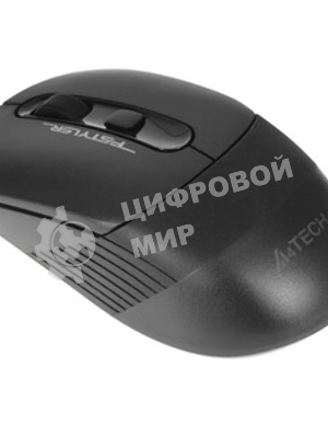 Мышь беспроводная A4Tech Fstyler FB10C черный/синий, 2000 dpi, радиоканал, Bluetooth, USB, кнопки - 4