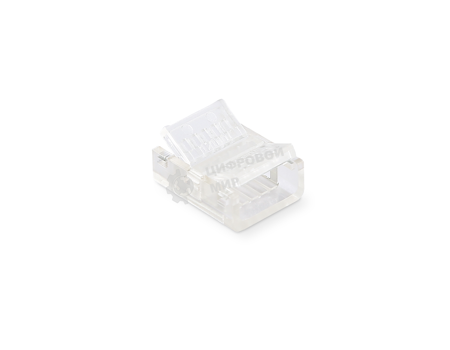 GS6362 Соединитель прямой COB 12/24V для лент 12mm (2 конт.) (10шт)
