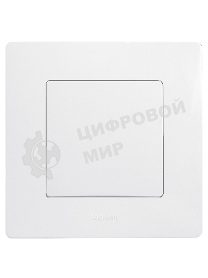 Выключатель двухклавишный 10AX винтовые зажимы ETIKA, белый