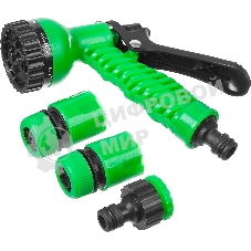 Набор поливочный РОСТОК PH-12 пистолет с 7 режимами, комплект соединительной артматуры 1/2