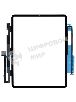 Сенсорное стекло (тачскрин) для Apple iPad Pro 12.9 2018 (A2014 A1895 A1876) черное