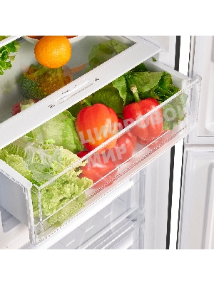 Холодильник Maunfeld MFF185NFW10 белый двухкамерный инвертор 240/100л морозилка снизу, No Frost