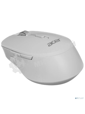 Мышь беспроводная Acer OMR310 светло-серый, 1600 dpi, радиоканал, Bluetooth, USB, кнопки - 7