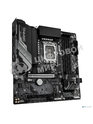 Материнская плата Gigabyte B760M GAMING X WIFI6E GEN5, LGA1700, Intel B760, 4xDDR5, 4xSATA, 2xM.2, 1xPCIe 5.0 x16, 1xPCIe 3.0 x4, 1xHDMI, 1xDP, 1x2.5Gb LAN, Wi-Fi 6E, Bluetooth 5.3, 3xUSB-A 5Gbps, 5xUSB-A 2.0, 3x3.5 мм, 7.1, mATX